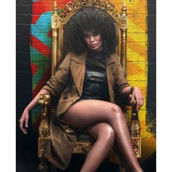 Queen Sono Pearl Thusi Trench Coat